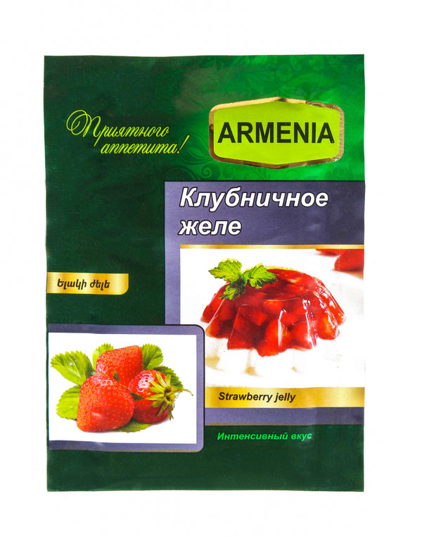 Jelly with strawberry flavor 25 gr