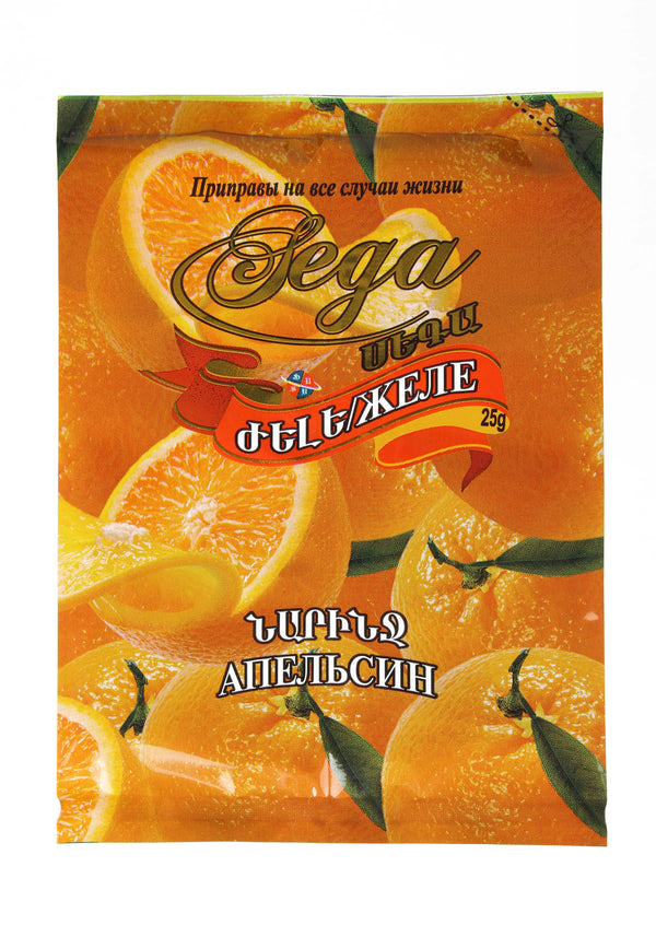 Jelly with orange flavor 25 gr