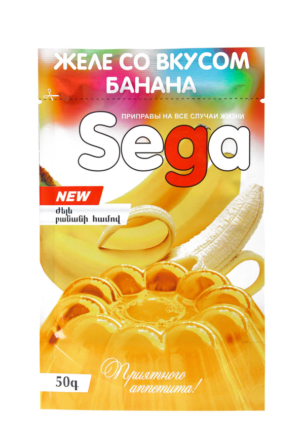 Banana flavored jelly 50 gr